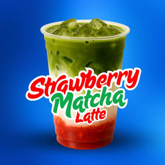 Strawberry Matcha Latte